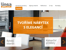 Tablet Screenshot of linea-blansko.cz